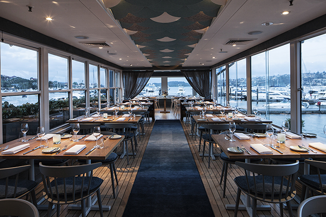 Regatta Rose Bay Fine Dining-Interior Waterfront food