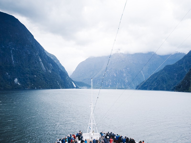 Milford sound new zealand ms noordam cruise entry