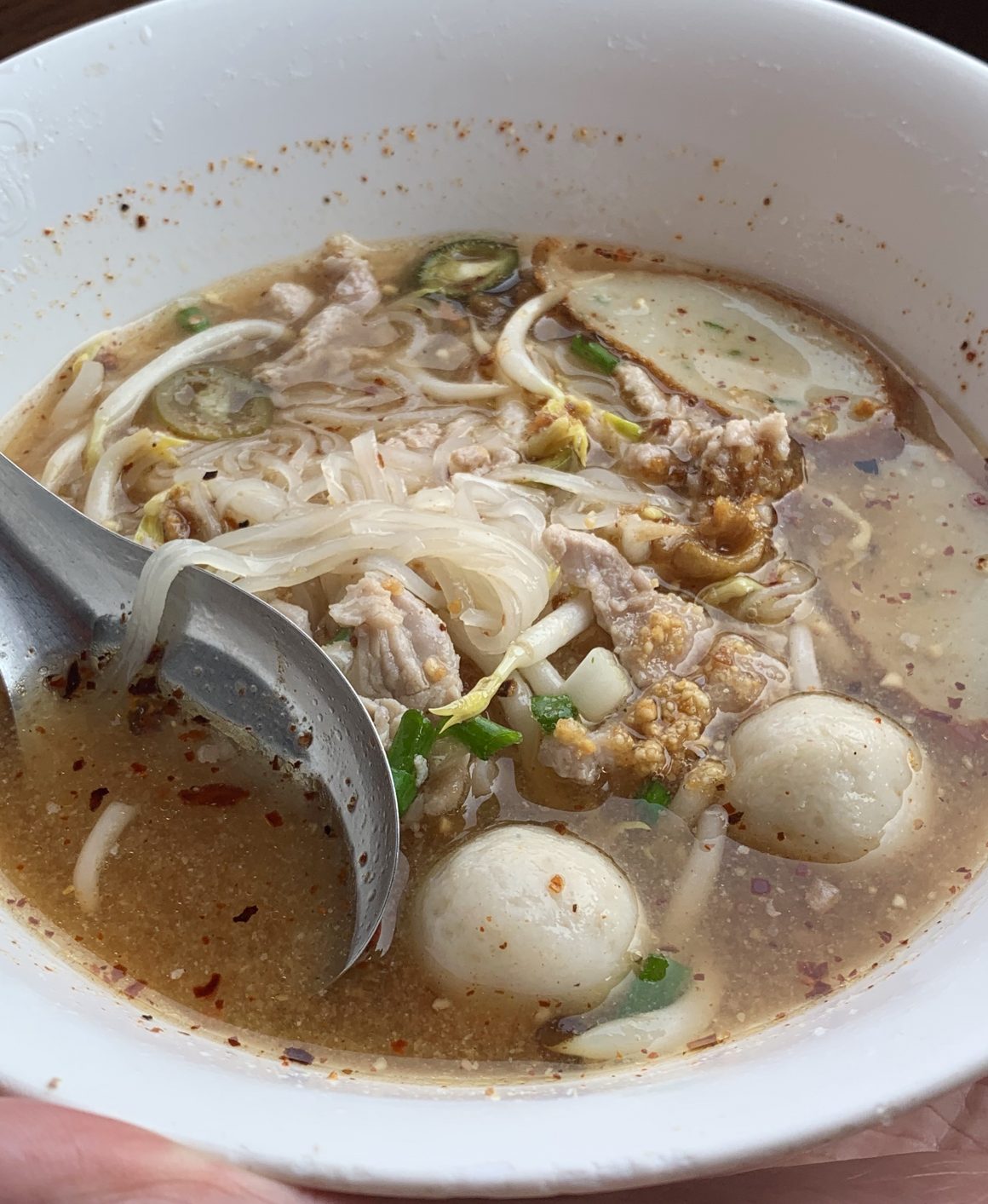 beef noodles chao phraya river klong bang khun thian bangkok skelly